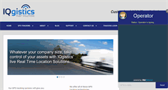 Desktop Screenshot of iqgistics.com